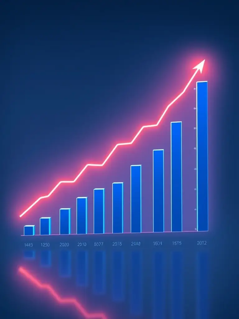 A graph showing the growth in client satisfaction and retention rates after implementing TRIAD's vCISO services, demonstrating tangible results.